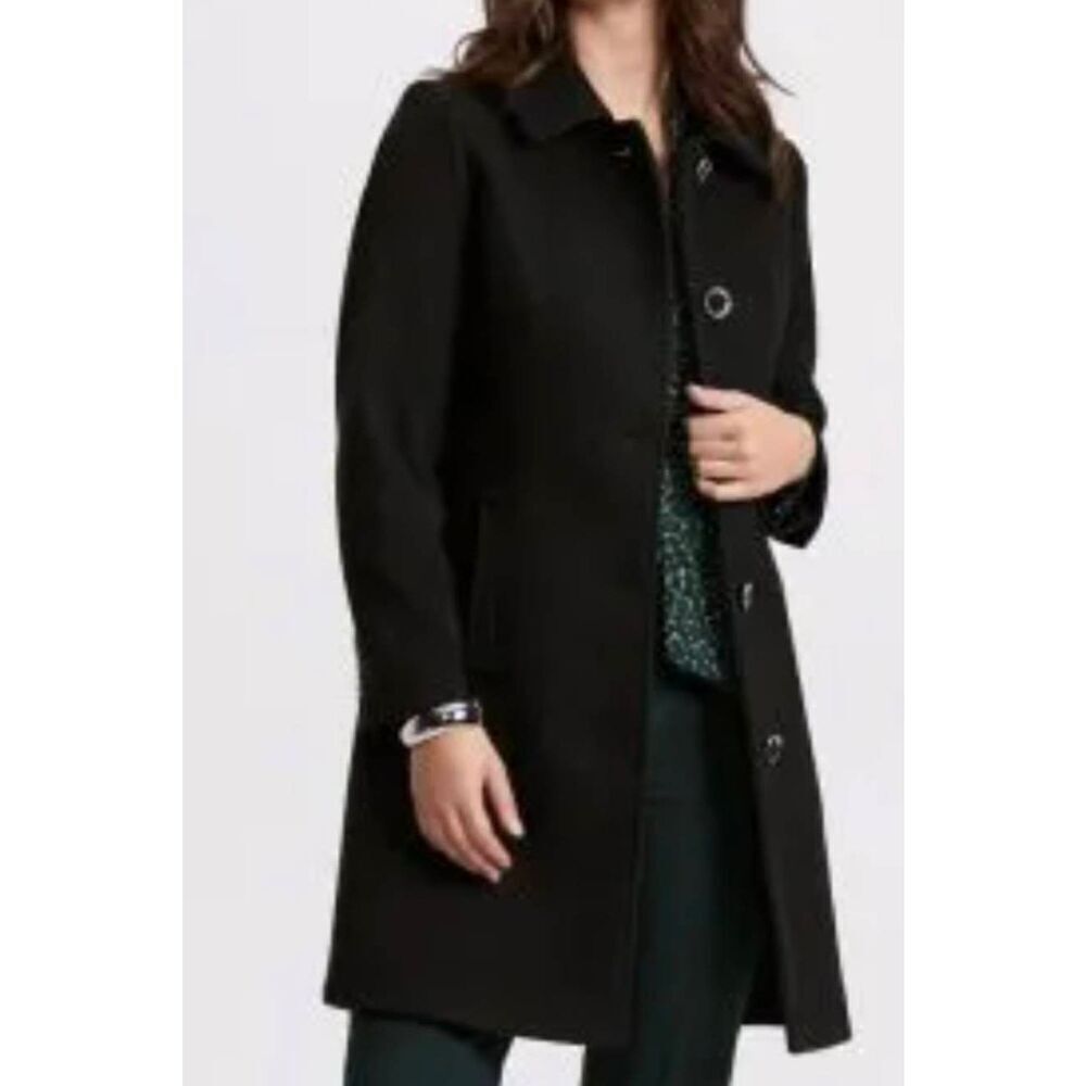 LONDON FOG Single-Breasted Wool Peacoat Size 1X